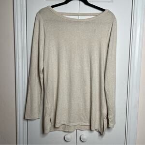 NEW Loft Women’s Beige Sweater Super Soft Cozy Size Medium